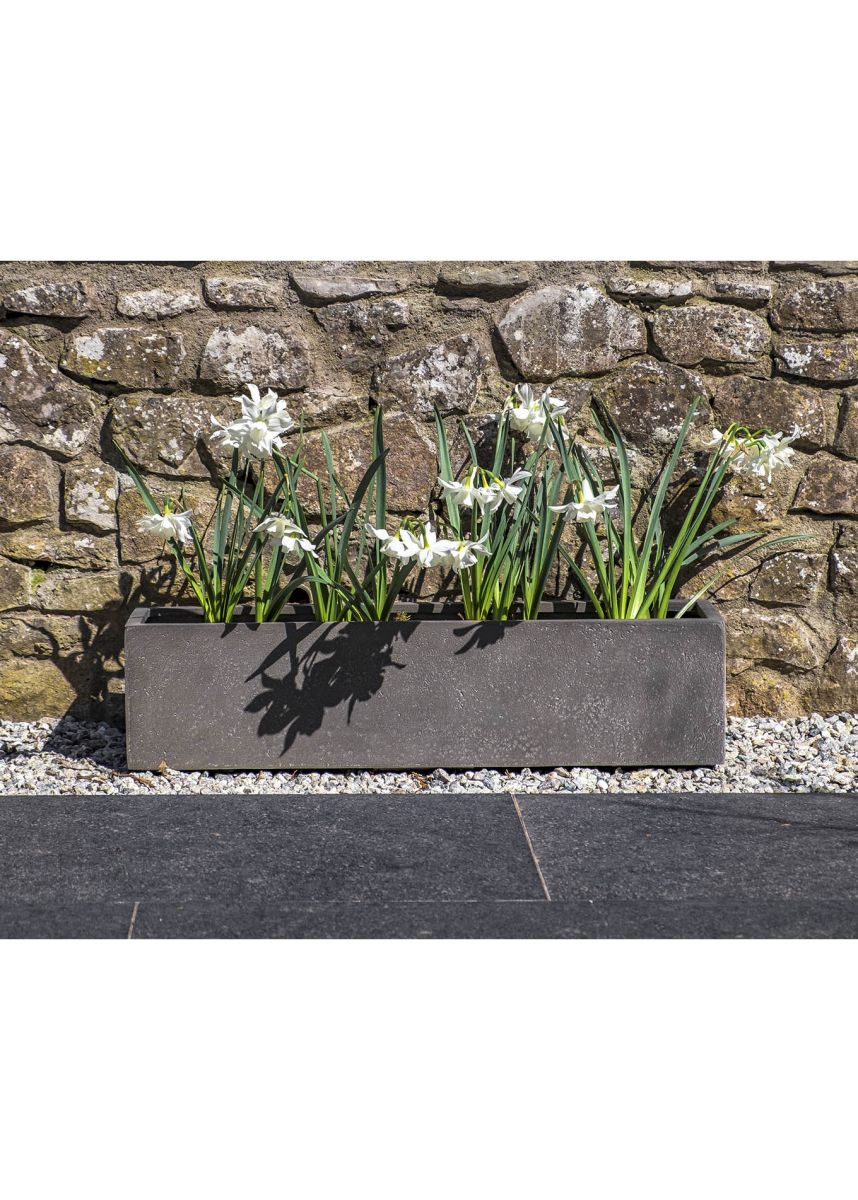 Enclave Window Boxes MidGrey GRP Window Box Planters